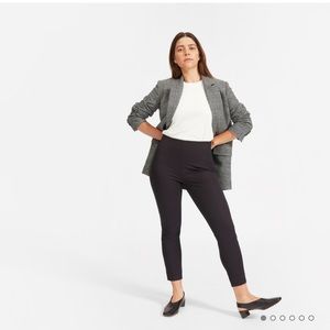 Everlane Curvy Side-Zip Stretch Cotton Pant